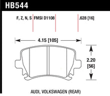 Load image into Gallery viewer, Hawk 06 Audi A6 Quattro Avant/06-09 A6 Quattro HT-10 Rear Brake Pads