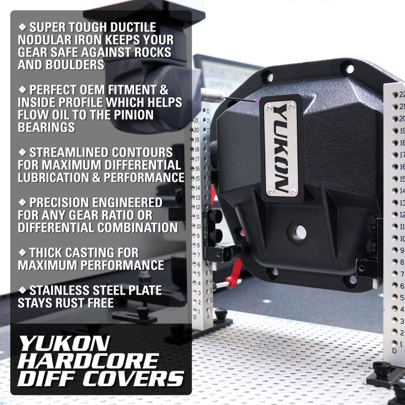 Yukon Gear Hardcore Diff Cover for 8.5inch GM Rear w/ 5/16inch Cover Bolts