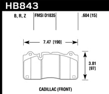 Load image into Gallery viewer, Hawk 2016 Cadillac CTS DTC-70 Front Race Brake Pads