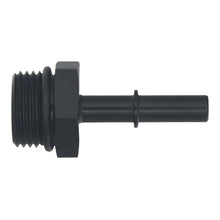 Load image into Gallery viewer, DeatschWerks 10AN ORB Male to 5/16in Male EFI Quick Connect Adapter - Anodized Matte Black