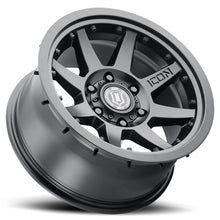 Load image into Gallery viewer, ICON Rebound Pro 17x8.5 6x135 6mm Offset 5in BS 87.1mm Bore Satin Black Wheel
