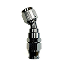 Load image into Gallery viewer, Fragola -10AN Real Street x 30 Degree Hose End Black For PTFE Hose