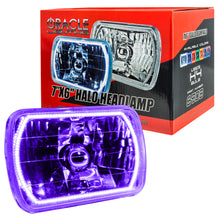 Load image into Gallery viewer, Oracle Pre-Installed Lights 7x6 IN. Sealed Beam - UV/Purple Halo