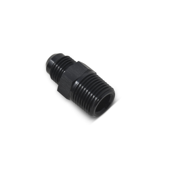 Russell Performance -10 AN to 1/2in NPT Straight Flare to Pipe (Black)