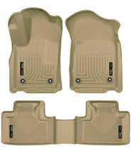 Load image into Gallery viewer, Husky Liners 16-22 Dodge Durango Weatherbeater Tan Front &amp; 2nd Seat Floor Liners
