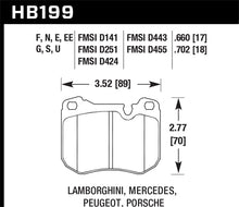Load image into Gallery viewer, Hawk 86-89 Mercedes 560SL / 77-88 Porsche 924 / 78-81 928 / 83-89 944 DTC-70 Front Race Brake Pads