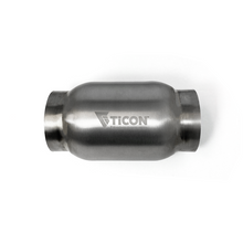 Load image into Gallery viewer, Ticon Industries 4in Body x 7in Length 3in Inlet/Outlet Titanium Bullet Resonator
