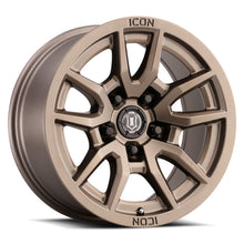 Load image into Gallery viewer, ICON Vector 5 17x8.5 5x150 25mm Offset 5.75in BS 110.1mm Bore Bronze Wheel