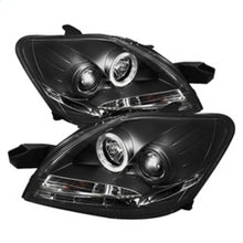 Load image into Gallery viewer, Spyder Toyota Yaris 07-11 4Dr Projector Headlights LED Halo DRL Blk PRO-YD-TYA074D-DRL-BK