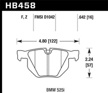 Load image into Gallery viewer, Hawk 07-08 BMW X5 3.0si / 09-13 X5 Xdrive / 10-13 X6 Xdrive Perf Ceramic Rear Street Brake Pads