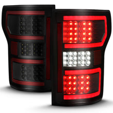Load image into Gallery viewer, ANZO 18-19 Ford F-150 LED Taillight Black Housing Clear Lens Red Light Bar W/Sequential