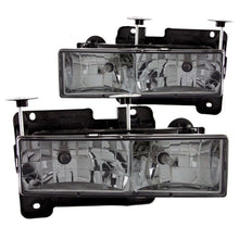 Load image into Gallery viewer, ANZO 1988-1998 Chevrolet C1500 Crystal Headlights w/ Smoke Lens
