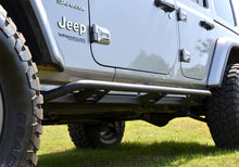 Load image into Gallery viewer, N-Fab Trail Slider Steps 18-20 Jeep Wrangler JL 4 Door SUV - SRW - Textured Black
