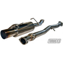 Load image into Gallery viewer, Turbo XS 02-07 WRX-STi Catback Exhaust Blued Tips