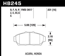 Load image into Gallery viewer, Hawk 94-01 Acura Integra (excl Type R)  HP+ Street Front Brake Pads