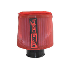 Load image into Gallery viewer, Injen Red Water Repellant Pre-Filter fits X-1021 6in Base / 6-7/8in Tall / 5-1/2in Top