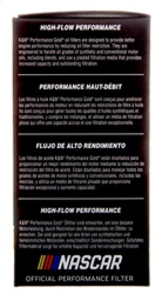 K&N Performance Oil Filter for 2019 Audi A3 2.0L