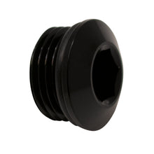 Load image into Gallery viewer, DeatschWerks 8AN ORB Male Plug Low Profile Internal Allen/Hex (Incl O-Ring) Anodized Matte Black