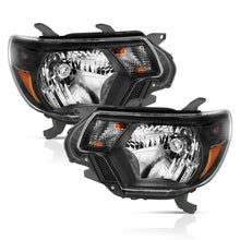 Load image into Gallery viewer, ANZO 2012-2015 Toyota Tacoma Crystal Headlights Black