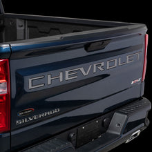 Load image into Gallery viewer, Putco 2020 Chevy Silv 2500/3500 Blk Platinum Tailgate Letters - CHEVROLET - Stamped Version