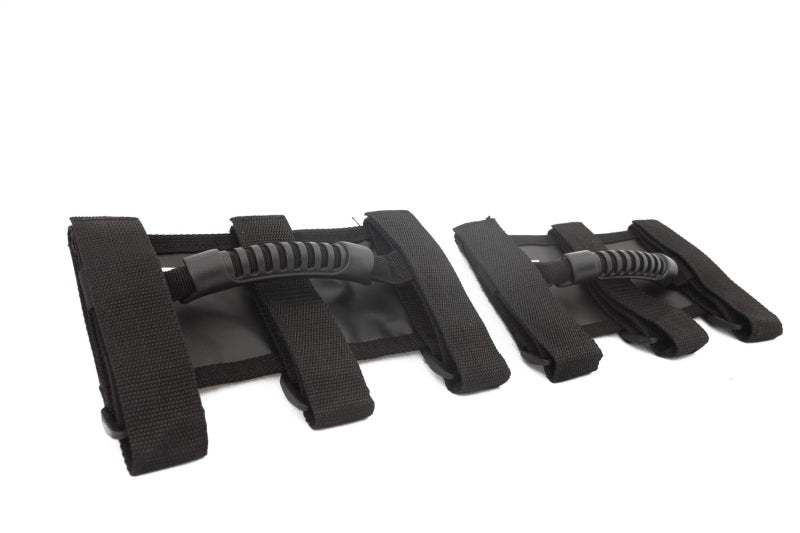 Rugged Ridge Steel Grab Handles F/R Kit Black 07-18 Jeep Wrangler JK/JKU