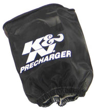 Load image into Gallery viewer, K&amp;N Precharger Air Filter Wrap Black 4in Height 3.5in Inside Diameter