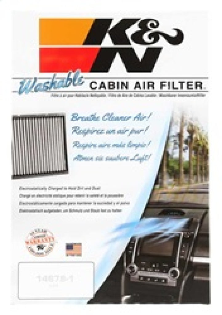 K&N 2011-2016 Jeep Wrangler 2.8/3.6L Cabin Air Filter