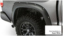 Load image into Gallery viewer, Bushwacker 16-18 Toyota Tundra Fleetside Pocket Style Flares 4pc 66.7/78.7/97.6in Bed - Super White