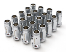 Load image into Gallery viewer, Wheel Mate 12x1.25 48mm Muteki SR48 Satin Silver Open End Lug Nuts