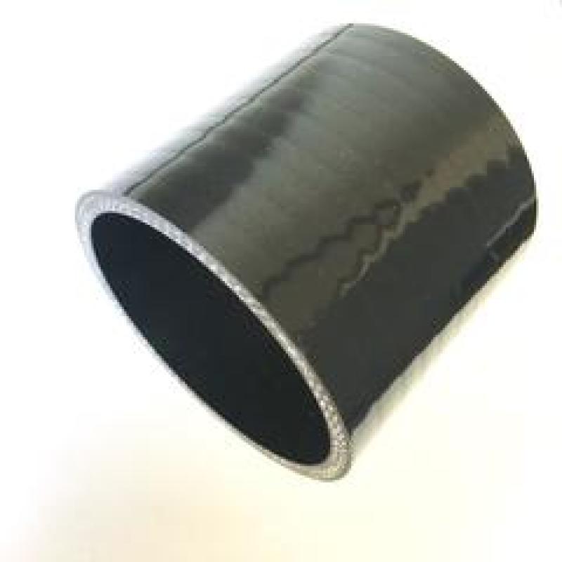 Ticon Industries 4-Ply Black 3.0in Straight Silicone Coupler