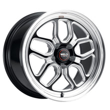 Load image into Gallery viewer, Weld Racing 17x10 Laguna Drag Wheel 5x127 ET38 BS7.00 Gloss BLK MIL DIA 71.5