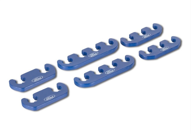 Ford Racing Wire Dividers 4 to 3 to 2 - Blue w/ White Ford Logo
