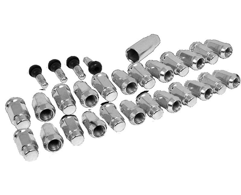 Race Star 14mmx1.50 Closed End Acorn Deluxe Lug Kit (3/4 Hex) - 24 PK