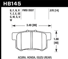 Load image into Gallery viewer, Hawk Acura / Honda / Suzuki DTC-30 Race Rear Brake Pads