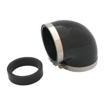 Load image into Gallery viewer, Spectre Coupler Elbow Reducer 3in. / 90 Degree w/2.5in. Insert (PVC) - Black