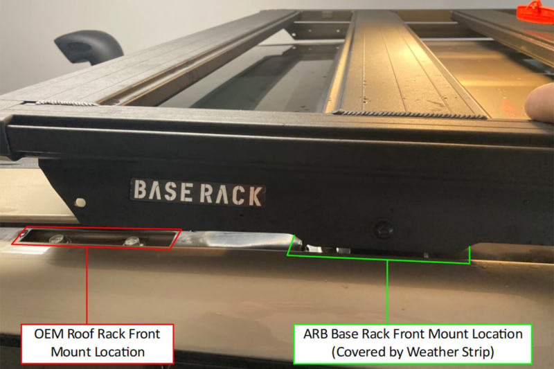 ARB Base Rack Mount Kit - Use w/ BASE Rack 1770030