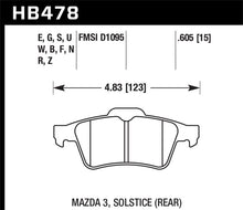 Load image into Gallery viewer, Hawk 13-14 Ford Focus ST / Mazda/ Volvo DTC-30 Race Rear Brake Pads