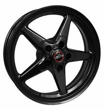 Load image into Gallery viewer, Race Star 92 Drag Star Bracket Racer 18x5 5x4.50BC 2.00BS Gloss Black Wheel