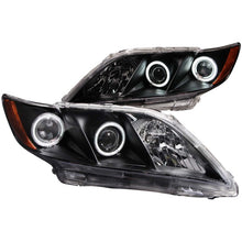Load image into Gallery viewer, ANZO 2007-2009 Toyota Camry Projector Headlights w/ Halo Black