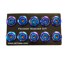 Load image into Gallery viewer, NRG Fender Washer Kit (TI Series) M6 Bolts For Plastic (TI Burn Washer/TI Burn Screw) - Set of 10