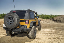 Load image into Gallery viewer, Rugged Ridge XHD Rear Bumper Textured Black 07-18 Jeep Wrangler
