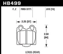Load image into Gallery viewer, Hawk 00-05 Lexus IS300 HPS Street Rear Brake Pads