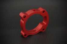 Load image into Gallery viewer, Torque Solution Throttle Body Spacer (Red): Hyundai Genesis Coupe 2.0T 10-12