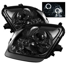 Load image into Gallery viewer, Spyder Honda Prelude 97-01 Projector Headlights LED Halo Smoke High H1 Low H1 PRO-YD-HP97-HL-SM