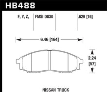 Load image into Gallery viewer, Hawk 00-04 Nissan Xtrerra / 03-04 Nissan Frontier LTS Street Front Brake Pads