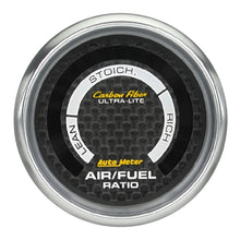 Load image into Gallery viewer, Autometer Carbon Fiber 52mm Electronic Air Fuel Gauge