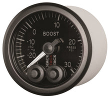 Load image into Gallery viewer, Autometer Stack Instruments 52mm -30INHG To +30PSI Pro Control Boost Pressure Gauge - Black