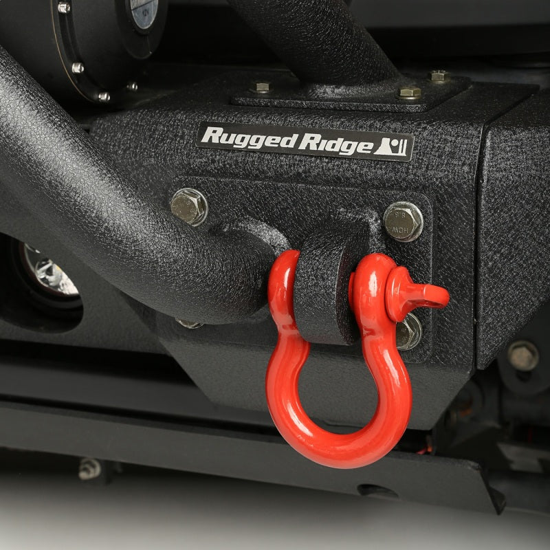 Rugged Ridge Red 9500lb 3/4in D-Ring
