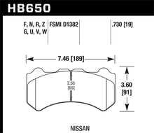 Load image into Gallery viewer, Hawk 09-11 Nissan GT-R Performance Ceramic Street Front Brake Pads