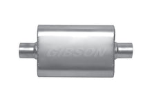 Load image into Gallery viewer, Gibson MWA Superflow Center/Center Oval Muffler - 4x9x14in/3in Inlet/3in Outlet - Stainless